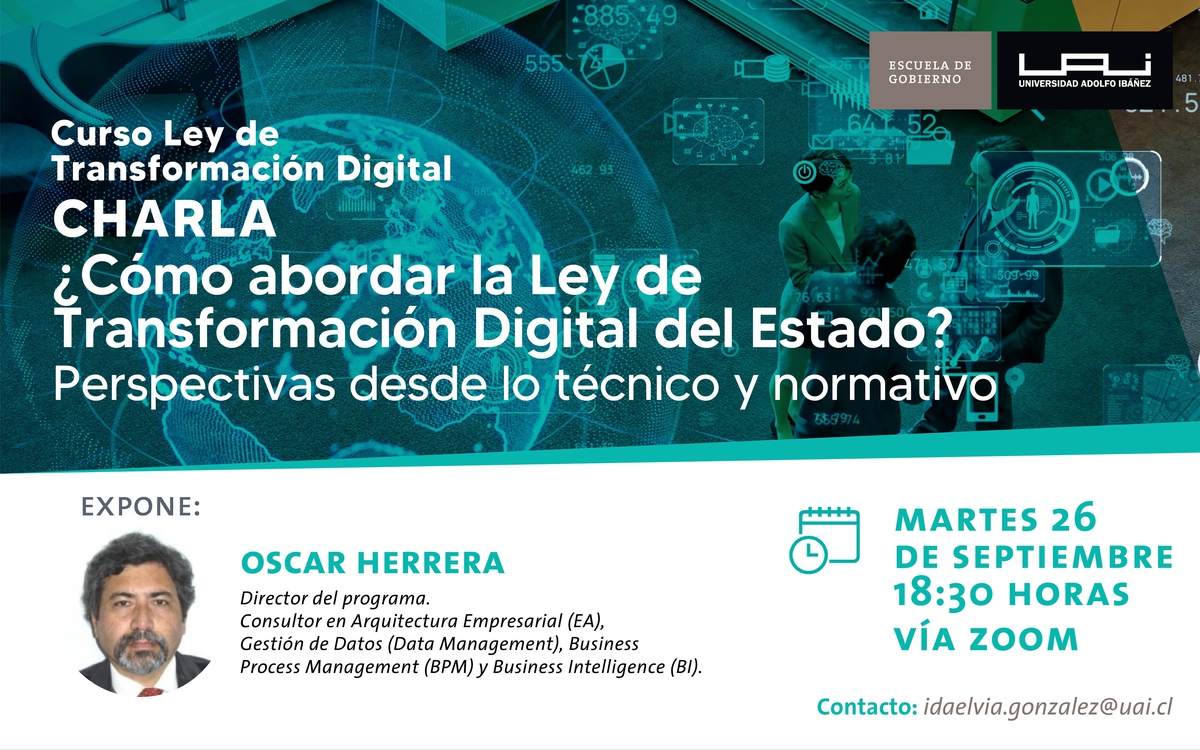 Charla Cómo Abordar la Ley de Transformación Digital del Estado